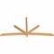 Ekena Millwork Alberta Timber Gable Bracket, Western Red Cedar, 108"W x 54"H x 3 1/2"D x 3 1/2"F, 12/12 Pitch GBW108X54X0404ALB00SWR - alternate 5